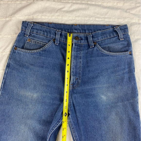 VTG 80s Levi's 509 Jeans Orange Tab Men's Size 34x30 Made In USA Straight Leg - Picture 12 of 14